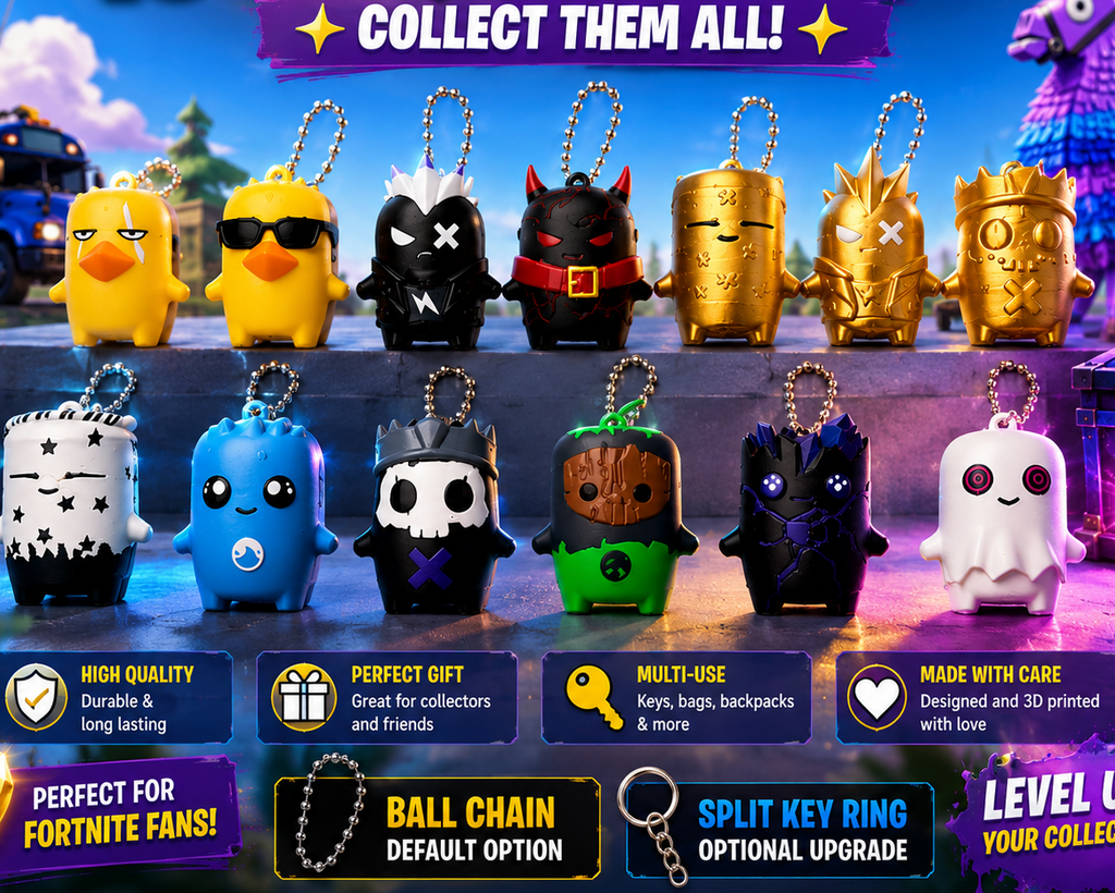 Fornite Sprite Keychain or Desk decor