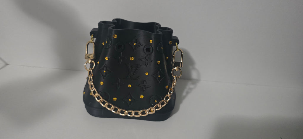 LV inspired Pen or makeup brush holder