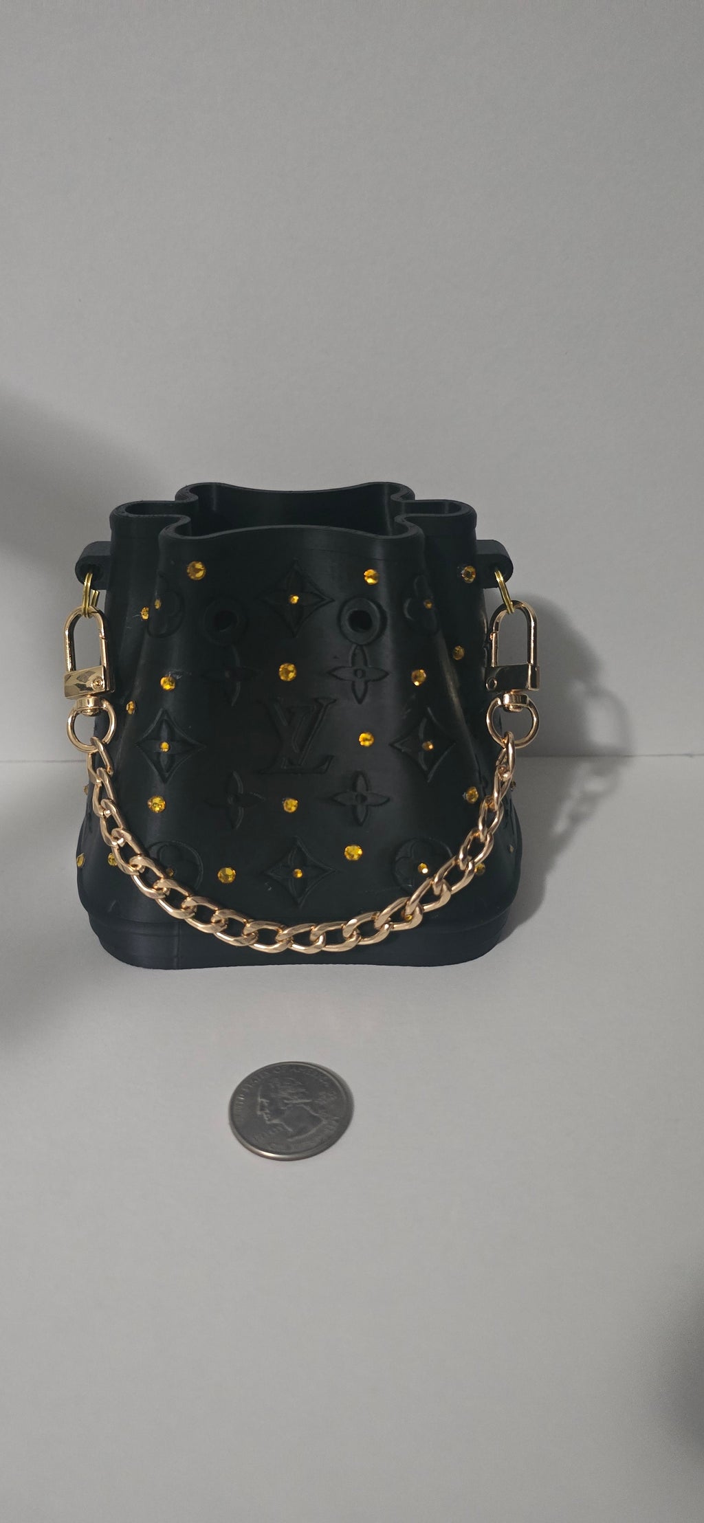 LV inspired Pen or makeup brush holder